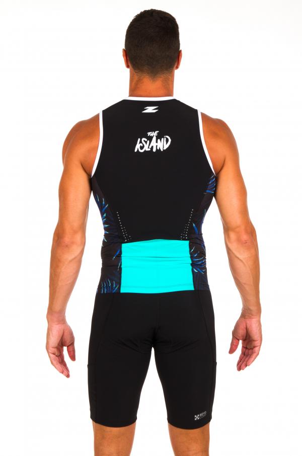 Singlet triathlon racer homme camo | Z3R0D - haut de triathlon 