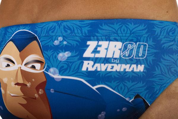 Slip de bain Z3R0D hommes - Ravenman atoll