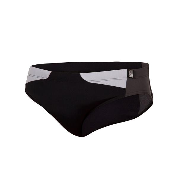 Man black, grey, white swim briefs | Z3R0D