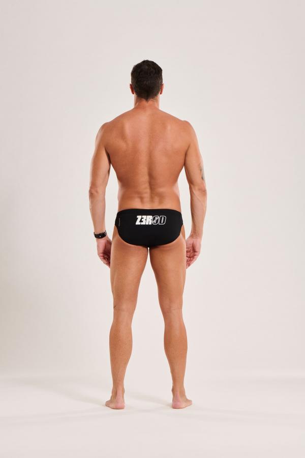 Slip de bain homme noir, gris, blanc | Z3R0D