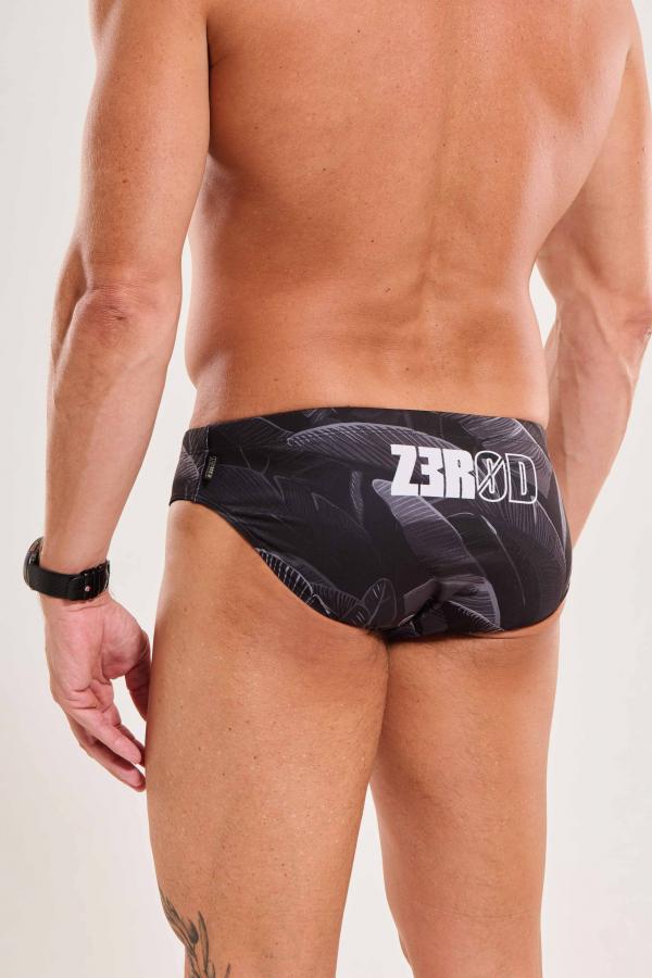 Slip de bain homme noir, gris Kailua| Z3R0D