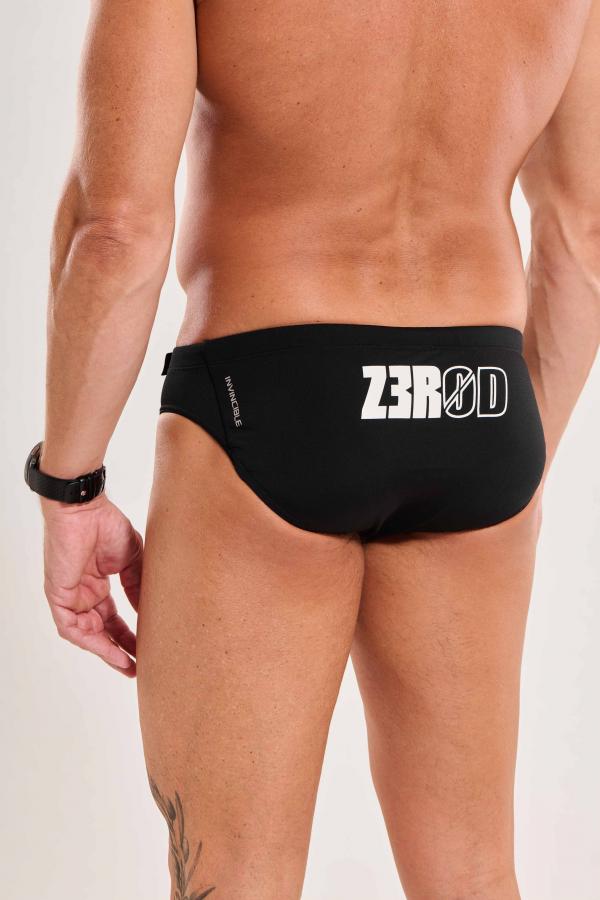 Slip de bain homme noir, gris, blanc | Z3R0D