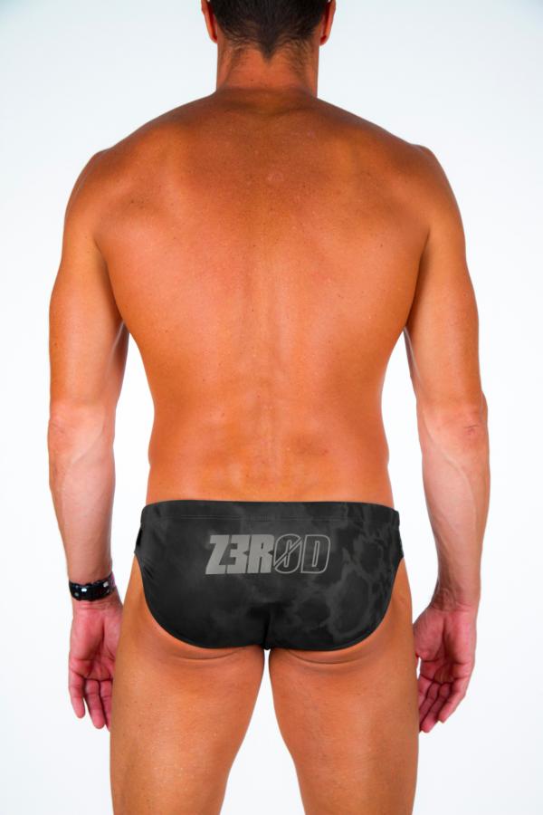 Man dark shadows tie & dye  swim briefs | Z3R0D