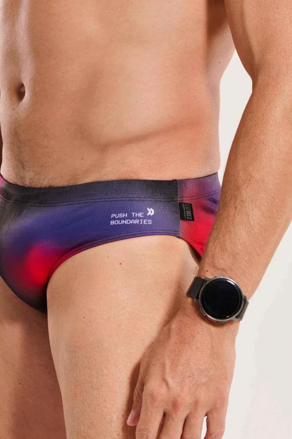 Slip de bain homme noir Vortex Nebula | Z3R0D