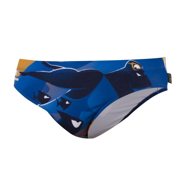 Z3R0D SWIM BRIEFS - RAVENMAN BLUE ORANGE