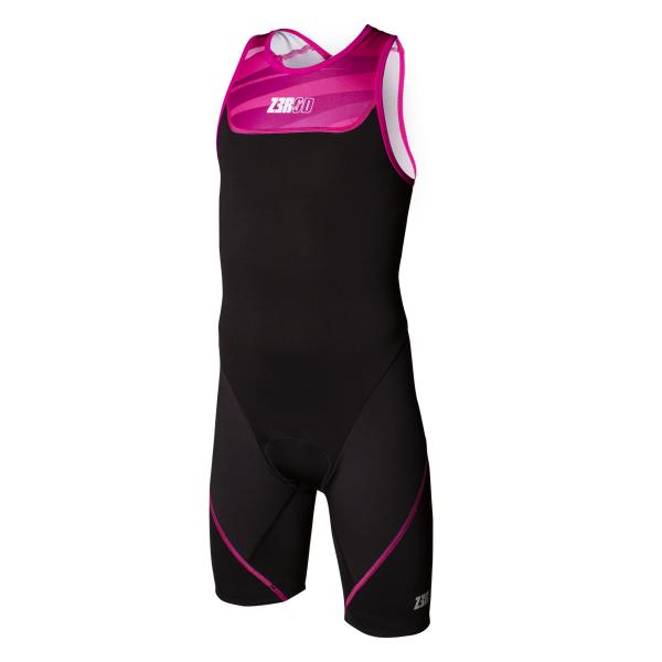 Z3R0D - BLACK/PINK start TRISUIT KID