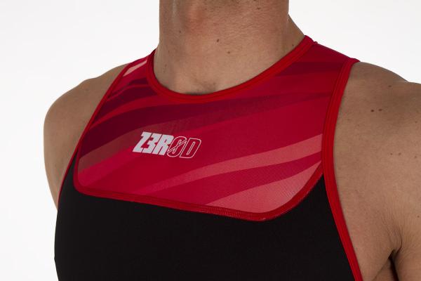 Z3R0D - start TRISUIT ARMADA NOIR/ROUGE