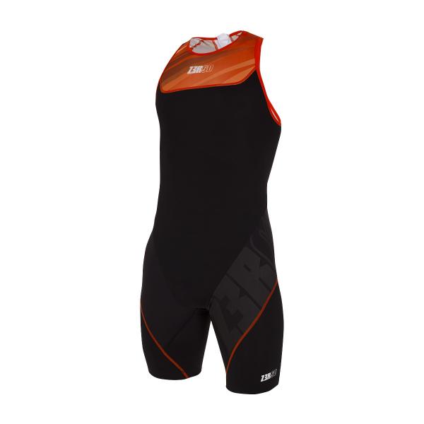 Z3R0D - start TRISUIT ARMADA NOIR/ORANGE