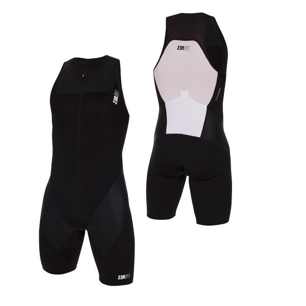 Z3R0D - start TRISUIT MAN FRONT ZIP BLACK SERIES 