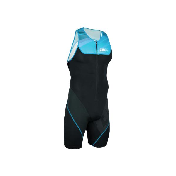 Z3R0D start TRISUIT MAN FRONT ZIP BLACK ATOLL