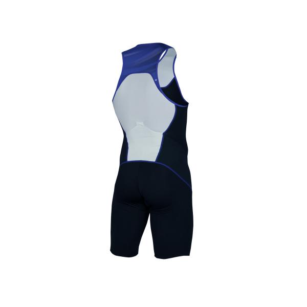 Z3R0D - start TRISUIT MAN FRONT ZIP BLACK BLUE