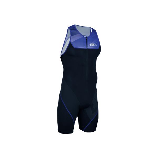 Z3R0D - start TRISUIT MAN FRONT ZIP BLACK BLUE