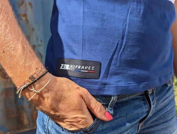Z3R0D - Triathlon : Outlet , French Collection : WOMAN FRANCE T-SHIRTS  (MARINE/BLANC)