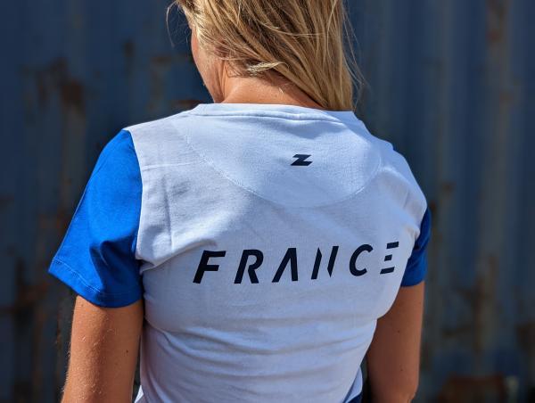 t-shirt Z3R0D équipe de france lifestyle femmes 