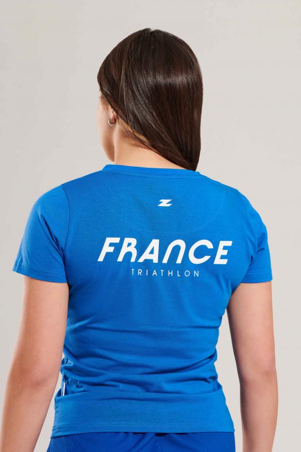 t-shirt Z3R0D équipe de france lifestyle femmes 