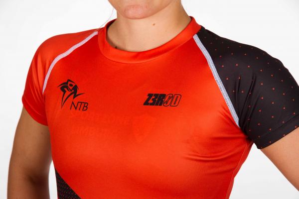 Netherlands Woman Running T-shirt | Z3R0D Dutch running tee