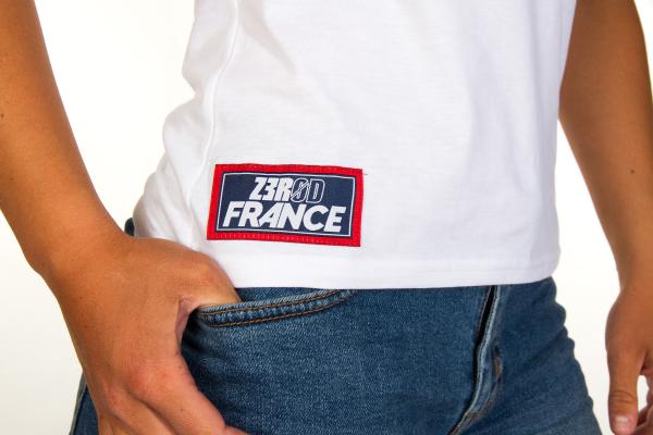 Z3R0D - Triathlon : Outlet : T-SHIRTS WOMAN FRANCE         (WHITE)