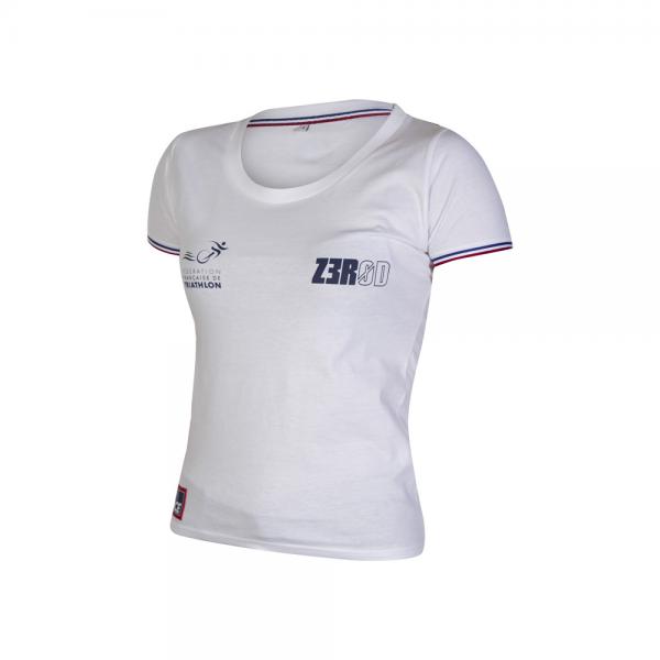 t-shirt Z3R0D équipe de france lifestyle femmes 