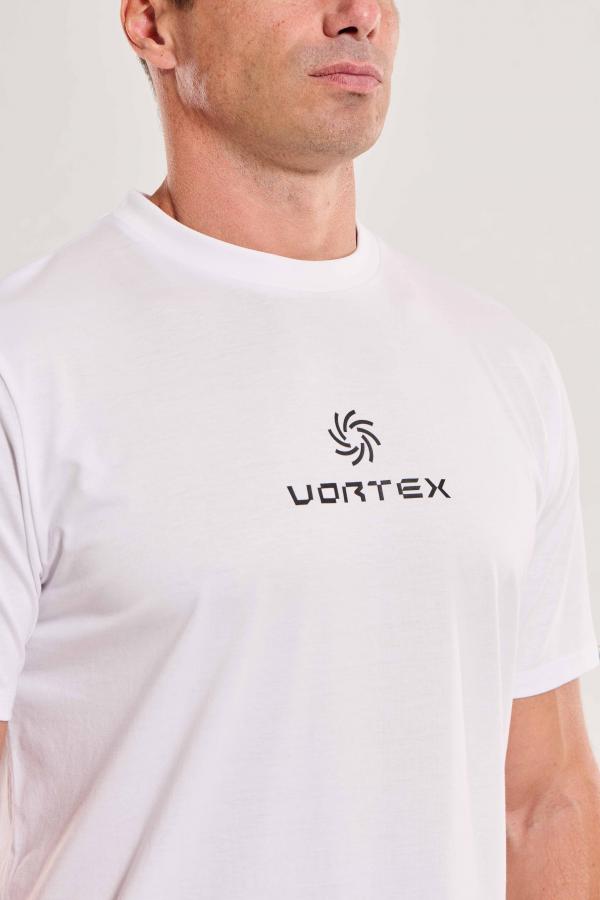 T-shirt lifestyle homme triblend Vortex Blanc | Z3R0D