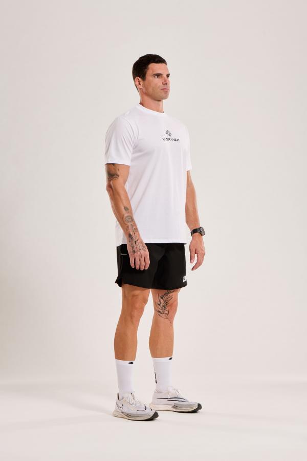 T-shirt lifestyle homme triblend Vortex Blanc | Z3R0D