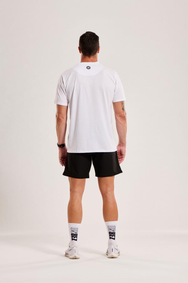 T-shirt lifestyle homme triblend Vortex Blanc | Z3R0D