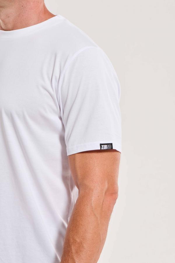 T-shirt lifestyle homme triblend Vortex Blanc | Z3R0D