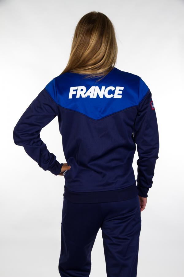 Z3R0D - Triathlon : Outlet : TRACKSUIT TOP FRANCE (NAVY)