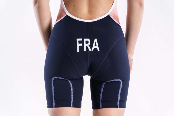 Tenue de triathlon, trifonction olympique femme Z3R0D FFTRI