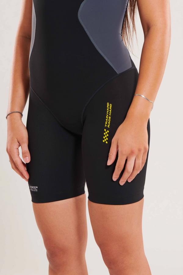 Trifonction racer femme Black Volt | Z3R0D - tenue de triathlon 