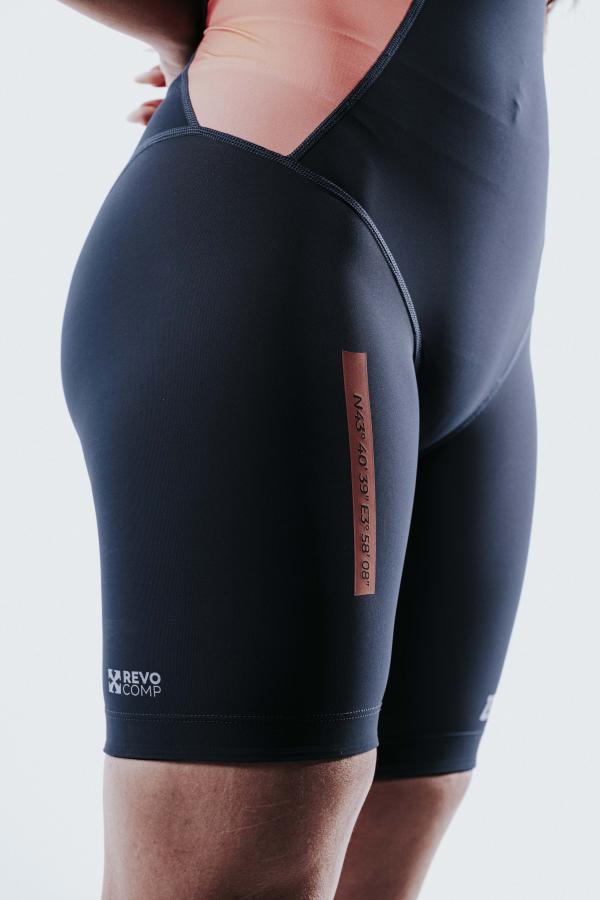 Trifonction racer femme Fusion Coral | Z3R0D - tenue de triathlon 