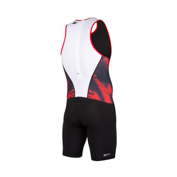 Trifonction racer homme red vivacity | Z3R0D - tenue de triathlon 