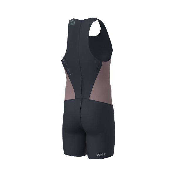 Triathlon Racer man Cinder Grey trisuit | Z3R0D 