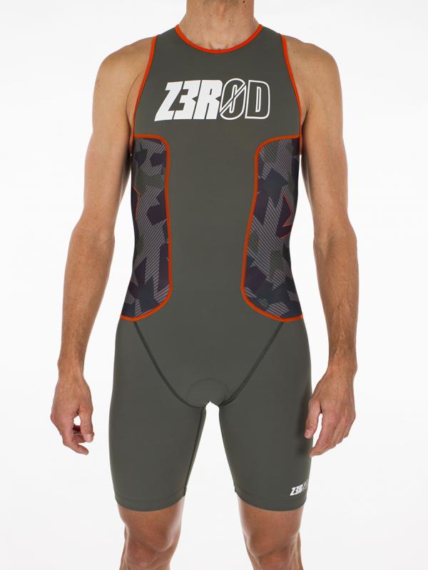 Triathlon Racer man camo trisuit | Z3R0D 