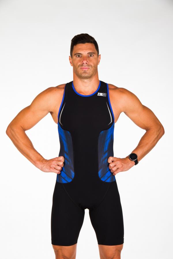 Triathlon Racer man blue vivacity trisuit | Z3R0D 