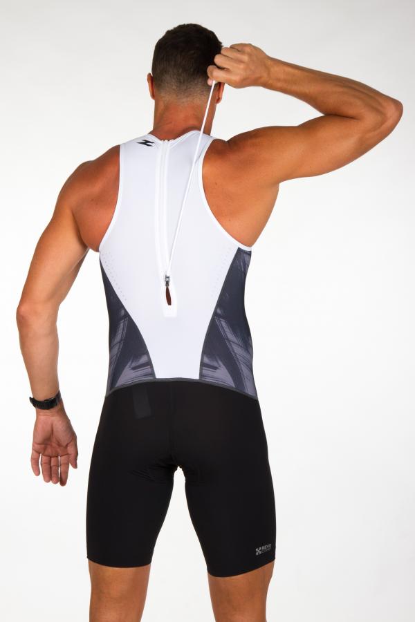 Triathlon Racer man black vivacity trisuit | Z3R0D 