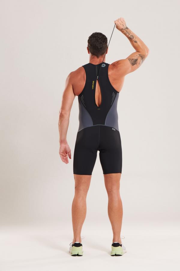 Trifonction racer homme Black Volt | Z3R0D - tenue de triathlon 
