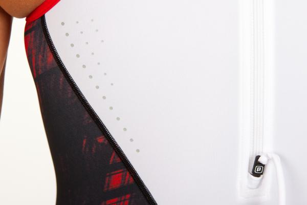 Triathlon Racer man red vivacity trisuit | Z3R0D 