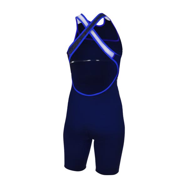 Woman start trisuit | Z3R0D dark blue female triathlon suit