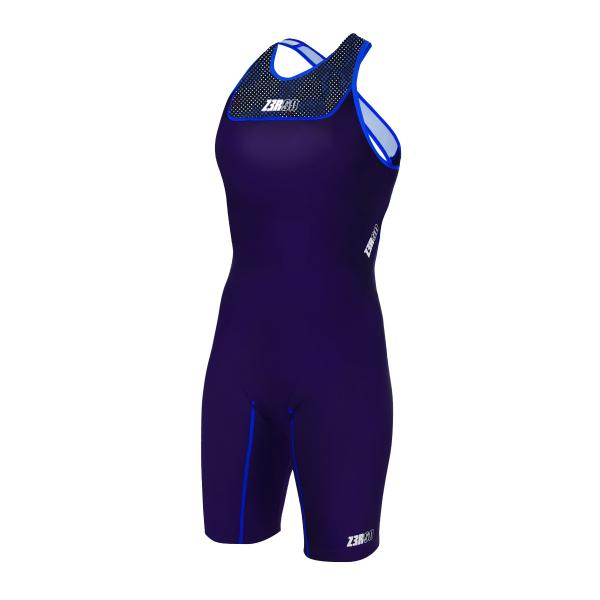 Woman start trisuit | Z3R0D dark blue female triathlon suit