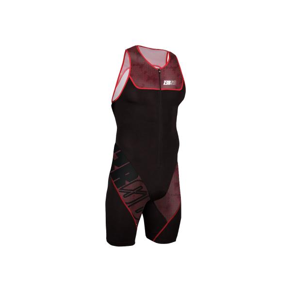 Triathlon Start man black and red trisuit | Z3R0D