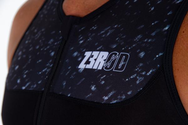 Triathlon Start man black trisuit | Z3R0D