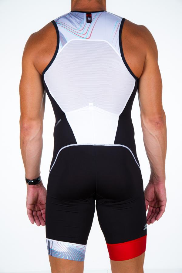 Triathlon Start man Noisy Glitch black trisuit | Z3R0D