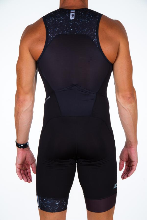 Triathlon Start man black trisuit | Z3R0D