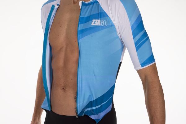 Z3R0D TTSuit time-trial trisuit with short sleeves for triathlon races 