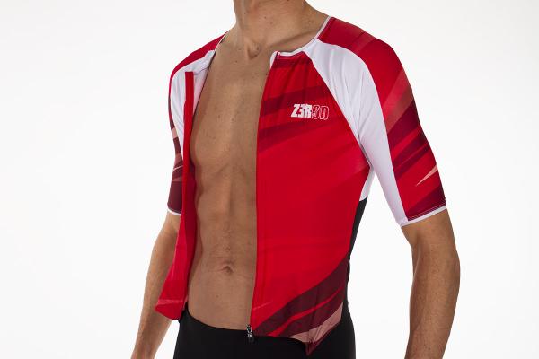 Z3R0D TTSuit time-trial trisuit with short sleeves for triathlon races  