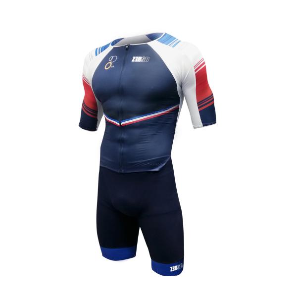 trifonction à manches, tenue de course de triathlon ttSUIT Z3R0D