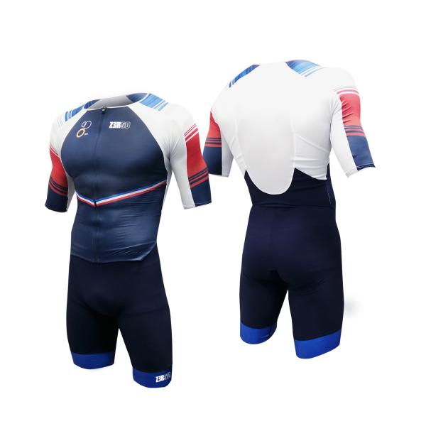 trifonction à manches, tenue de course de triathlon ttSUIT Z3R0D