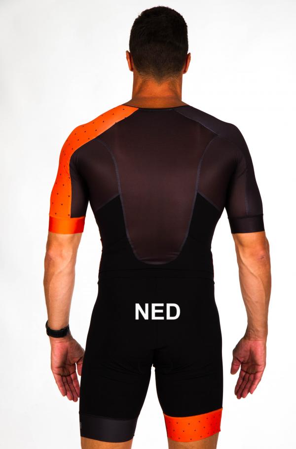 NTB man sleeved triathlon trisuit | Z3R0D man time-trial trisuit