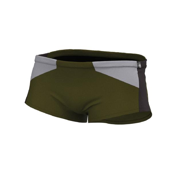 Man Khaki/Grey/Dark Grey swim trunks | Z3R0D