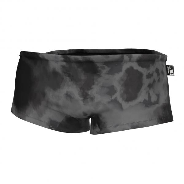 Man black and grey swim trunks | Z3R0D